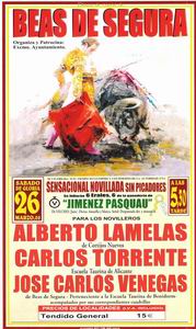 CARTEL DE LA NOVILLADA DE LAS FIESTAS 2005